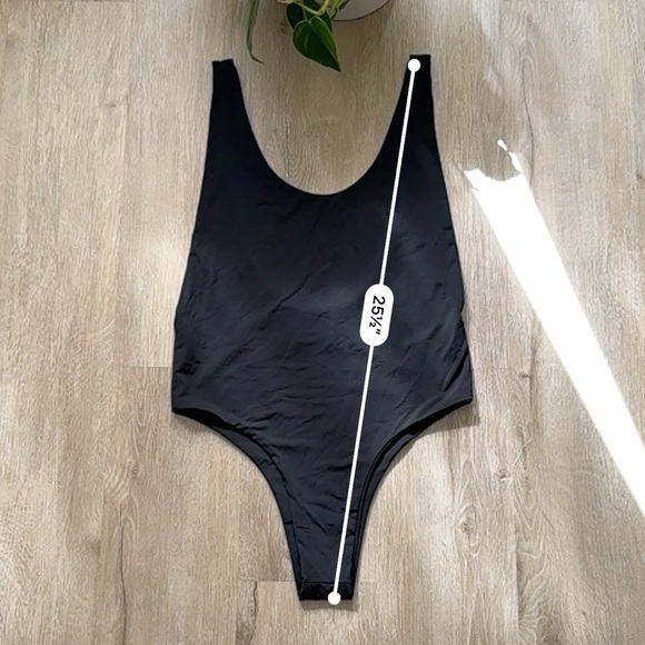 BOSSA Black BOSSA not Basic Black One Piece Swimsuit Bathing Suit - Picture 3 of 4